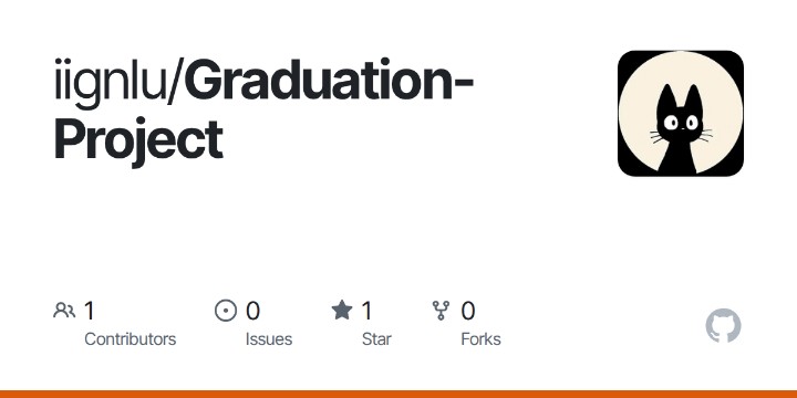 iignlu/Graduation-Project on GitHub — Jupyter Notebook, 1 star